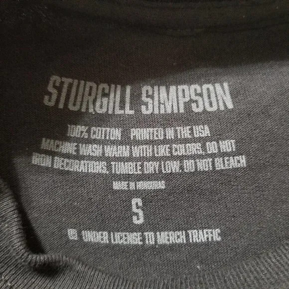 Sturgill Simpson shirt Small Eff Your Speakers graphic band merch - Picture 8 of 10